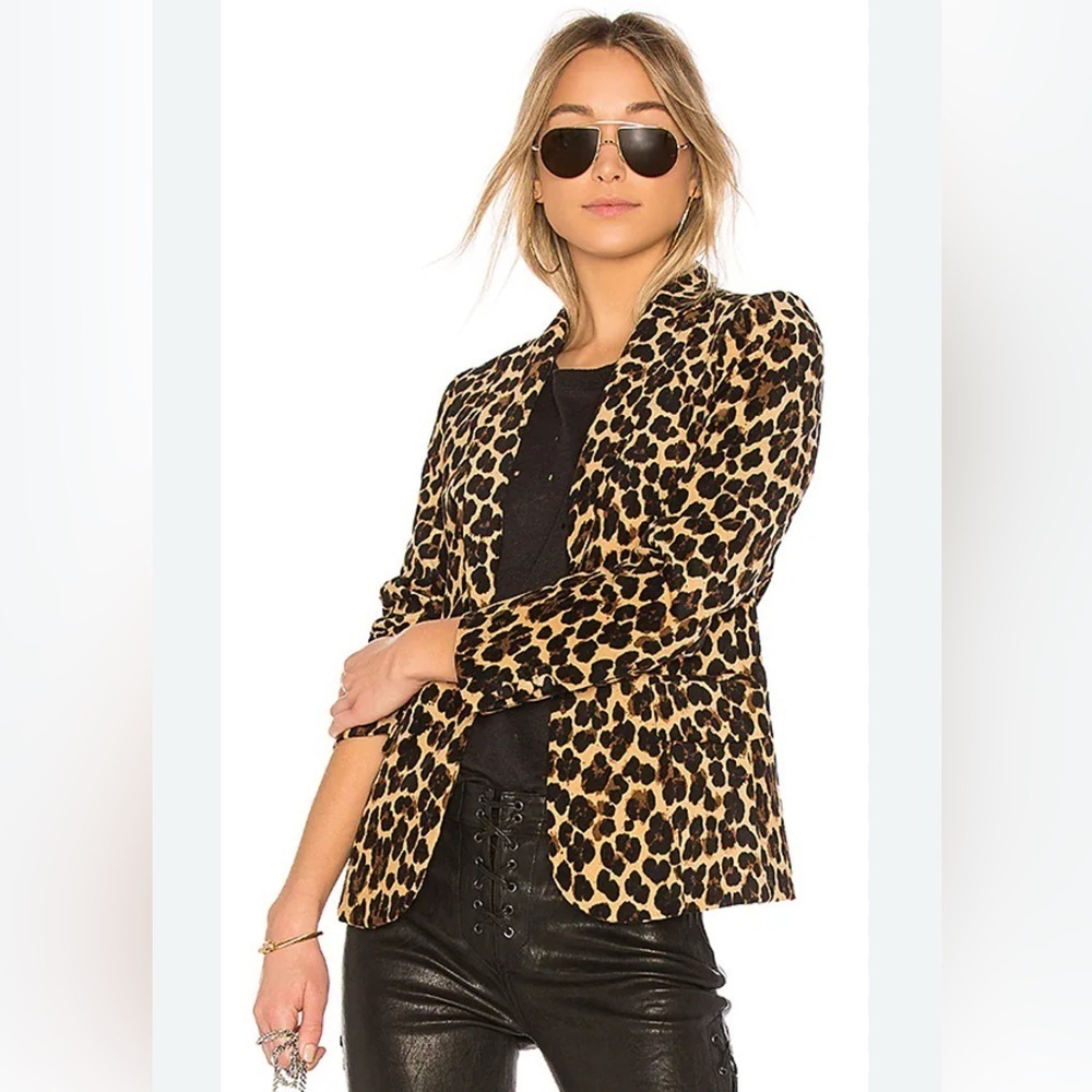 Frame Leopard Print Women's blazer